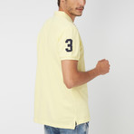 Polo Club Shirt // Yellow + Navy (S)