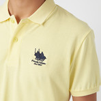 Polo Club Shirt // Yellow + Navy (S)