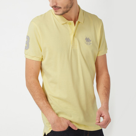 Polo Club Shirt // Yellow + Silver (S)