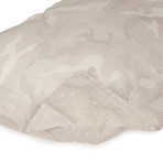 Camouflage Linen / Cotton Duvet Cover // Tan + Beige (Full / Queen)