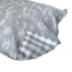 Textured Solid Linen + Cotton Comforter // Silver (Twin / Twin Extra Long)