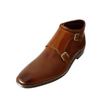 Double Monk Strap Boot // Cognac (Euro: 42)