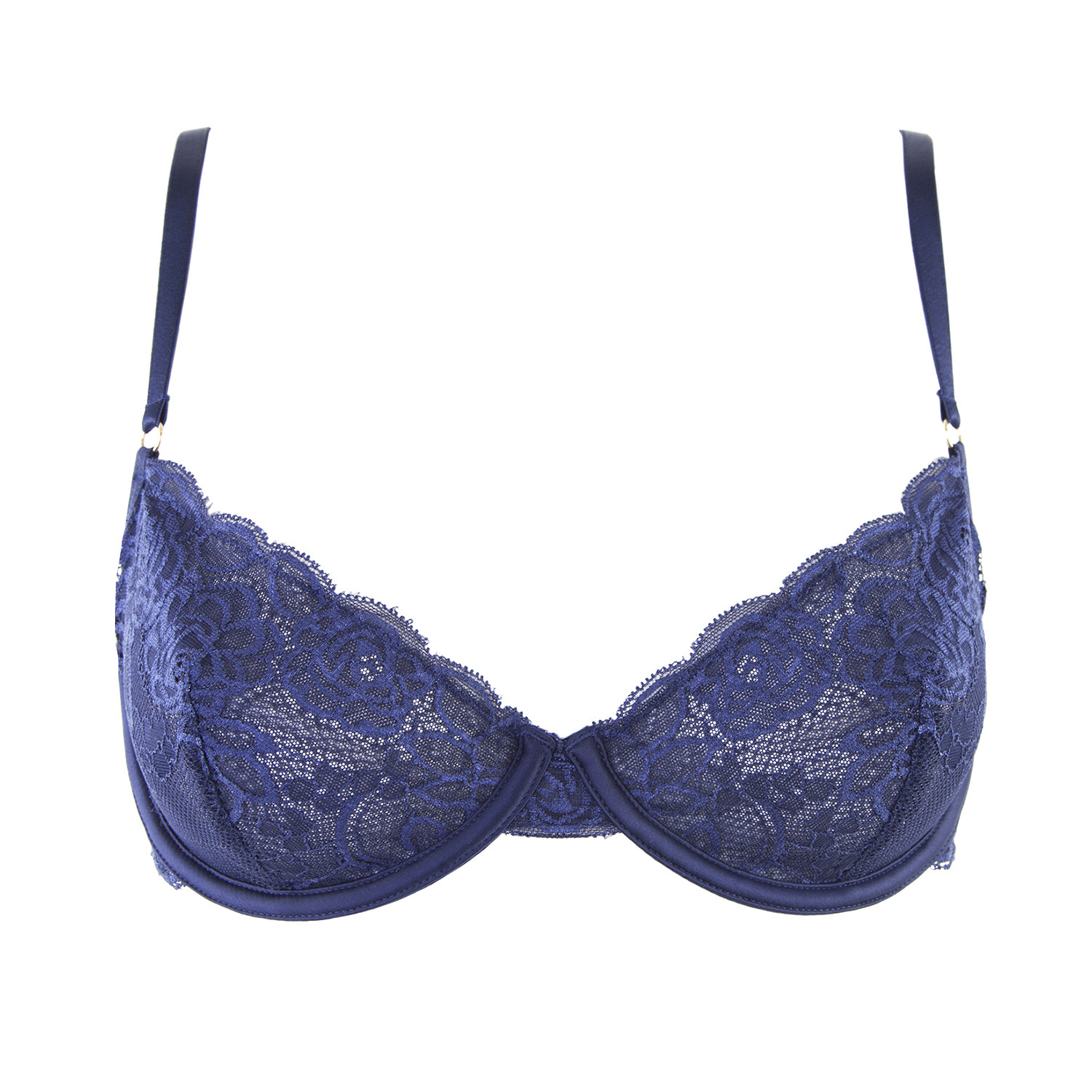 Sadie Midnight Blue Lace Bra (32A) - Playful Promises - Touch of Modern