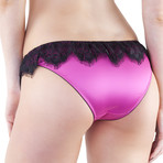 Rosie Black + Fuschia Brief (XS)