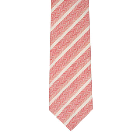 Striped Tie // Pink