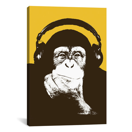 Headphone Monkey (26"W x 18"H x 0.75"D)