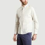 Linen Shirt // Beige (S)