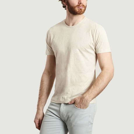 Cotton T-Shirt // Beige (XS)