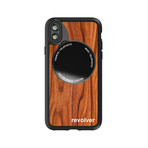 Revolver Lens Kit // Wood Pattern // 6 in 1 Lens (iPhone 7+/8+)