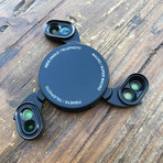 Revolver Lens Kit // Mix Marble // 6 in 1 Lens (iPhone X)