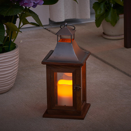 Portland LED Candle Lantern (17")