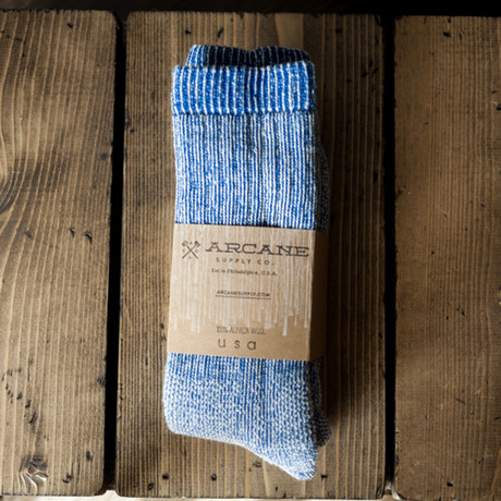 Alpaca Wool Socks (Bark)