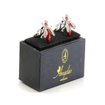 Exclusive Cufflinks Gift Box // Red Diamond Flies