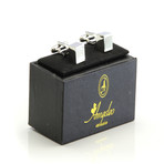 Exclusive Cufflinks + Gift Box // Solid Silver Cubes