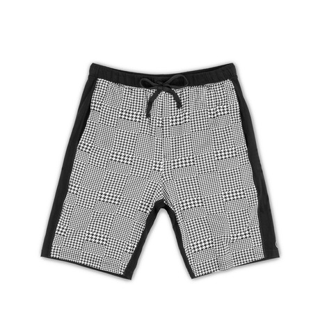 Knit Sleepwear Short // Houndstooth White (S)