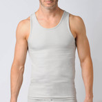 Knit Cotton Rib Tank // Gray Violet (L)