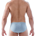 Cotton Low Rise Briefs // Persian Red + Blue Danube // 5 Pack (M)