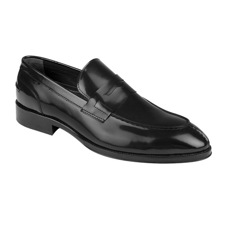 Patent Leather Penny Loafer // Black (Euro: 39)
