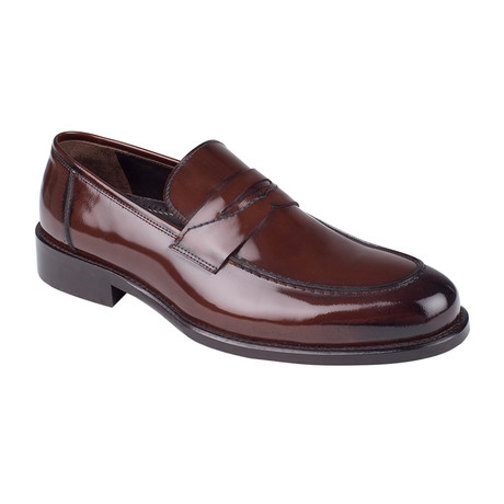 Penny Loafer // Burgundy Patent (Euro: 39)