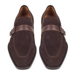 Cross Strap Loafer  // Brown Suede (Euro: 40)