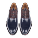 Contrast Patent Leather Oxford  // Navy Patent (Euro: 45)
