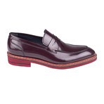 Patent Leather Penny Loafer // Burgundy (Euro: 40)