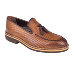 Embossed Tassel Loafer // Tobacco Straw (Euro: 41)