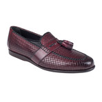 Woven Loafer // Burgundy Straw (Euro: 43)