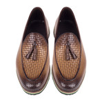 Embossed Tassel Casual Loafer  // Tobacco Straw (Euro: 40)