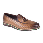 Embossed Tassel Casual Loafer  // Tobacco Straw (Euro: 45)