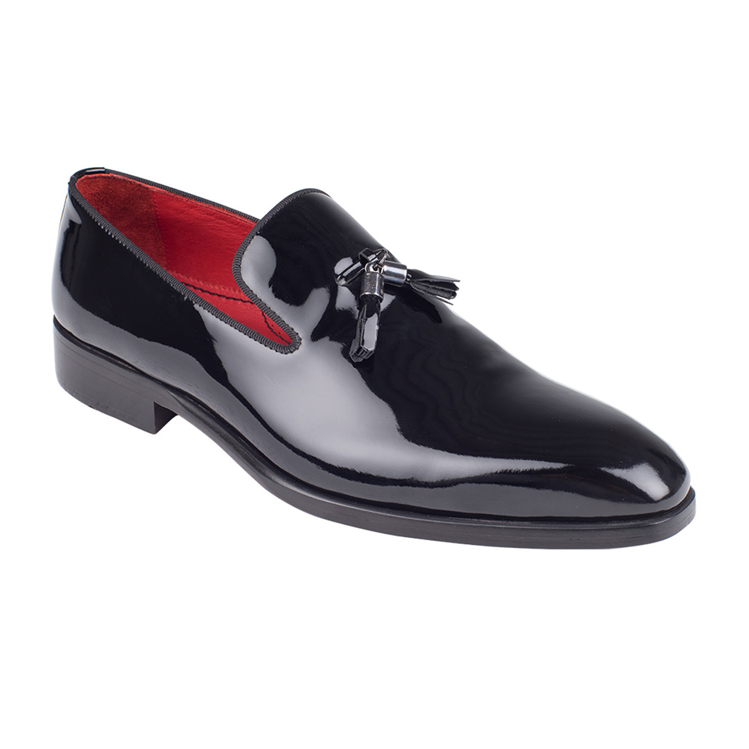 Patent Leather Tassel Loafer // Black (Euro: 44) - Torento - Touch of ...