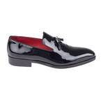 Patent Leather Tassel Loafer // Black (Euro: 44)