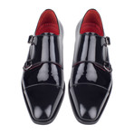 Patent Leather Monkstrap Loafer // Black (Euro: 39)