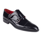 Patent Leather Monkstrap Loafer // Black (Euro: 39)