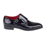 Patent Leather Monkstrap Loafer // Black (Euro: 39)