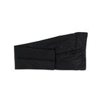 Wool Satin Peak Lapels Tuxedo Suit // Black (Euro: 50)