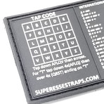 Morse Code Comms Velcro Patch Storage Pocket