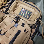 Superesse Camo Logo Velcro Patch Storage Pocket