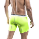 Ergonomic Boxer Brief // Lime (L)