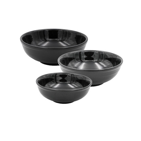 Nested Serving Bowls // Set of 3 (Black)