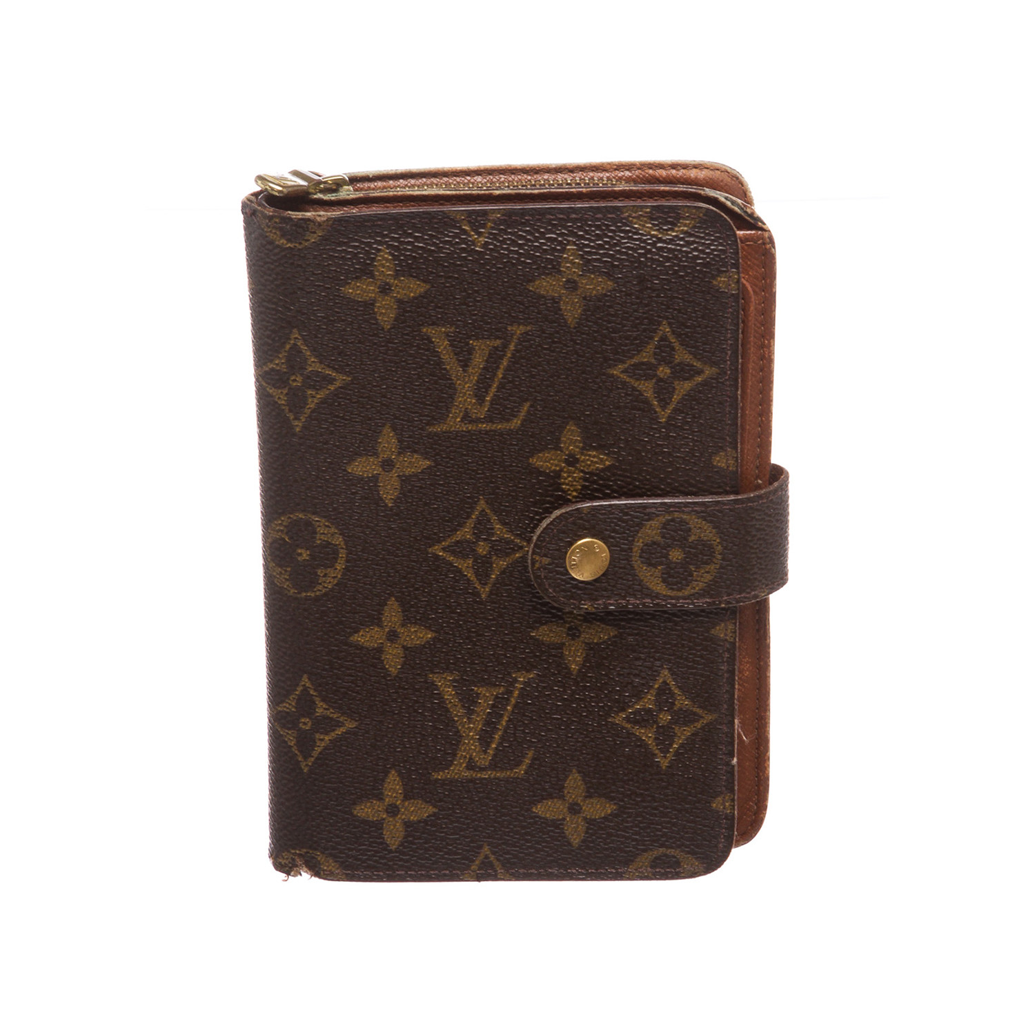 Louis Vuitton, Bags, Soldauthentic Lv Porte Papier Zippe Wallet