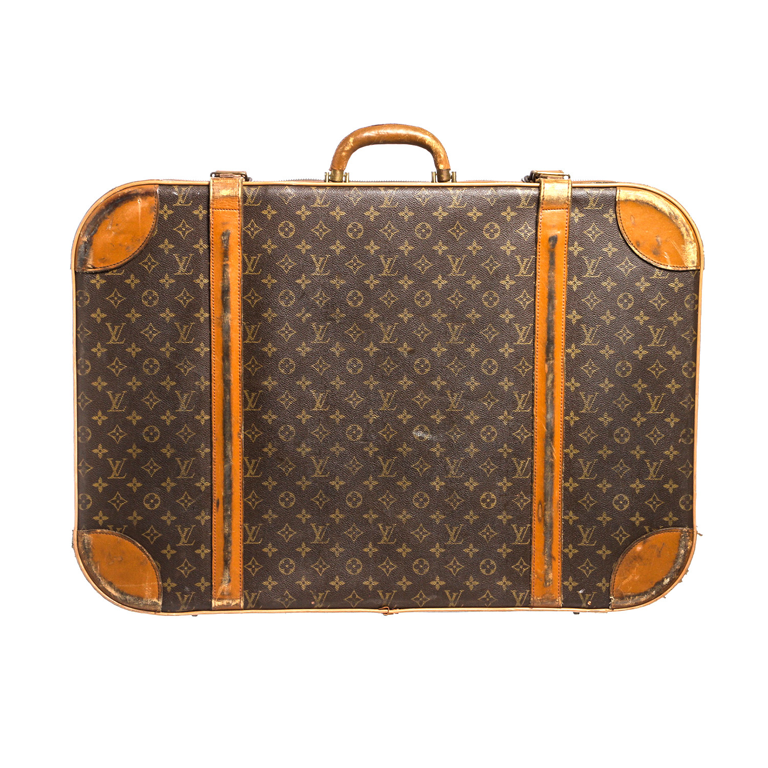 Louis VUITTON Checkroom suitcase in monogrammed coated …