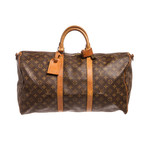 Louis Vuitton // Monogram Keepall 55 Bandouliere Duffle // No Strap // VI8906 // Pre-Owned