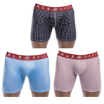 New Boxer Brief // Pack of 3 // Red Waistband (S)