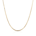 Gold New York Chain Necklace (16"L)