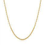 Gold London Chain Necklace (16"L)