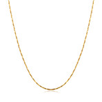 Gold Berlin Chain Necklace (16"L)