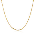 Gold Classic Chain Necklace (16"L)