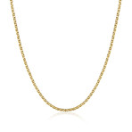 Gold Venetian Chain Necklace (16"L)