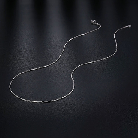 Box Chain Necklace (16"L)